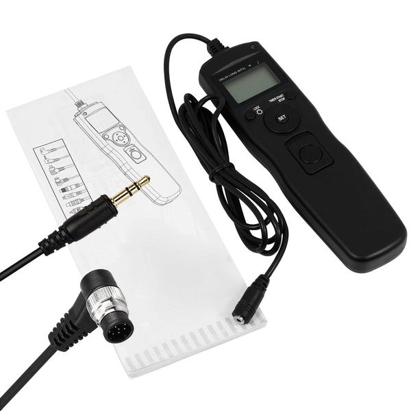 BOWONG Shutter Release Cable Remote Control for Nikon D850, D3, D4, D40s, D5, D800, D800E, D810, D810A, D700, D500 Camera