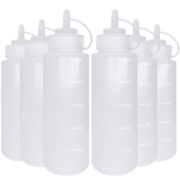 JinPhon Pack of 6 650 ml 24 oz Squeeze Bottle