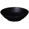 MIN Melamine Wear Black Round Deep Plate, Medium M11-130