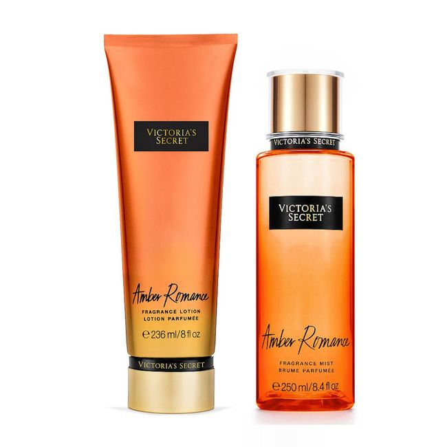 victoria's secret fragrance mist amber romance, 250 ml/8.4 oz 