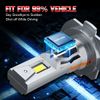 2pcs Cool Ultra 6000k White 60W H7 LED Bulb High Low Beam Headlight Replacement