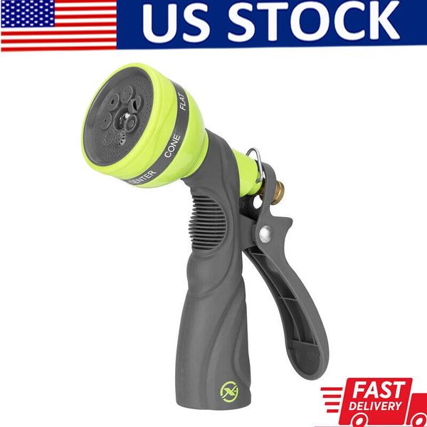 7-Pattern Adjustable Pistol Grip Garden Hose Nozzle Garden Car Wash Pets Shower