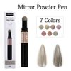 LULUGEL Mirror Powder Pen, Mirror Nails, Gel Nails, Nail Glitter Powder, Mirror Nail Powder, Nail Pink, Gold, Nail Powder, Nail Pen (Set of 7)