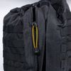West Coast Paracord Plastic Zipper Pull Tabs - Camping, Backpack, Tactical Bag (Black, 5 Pack)