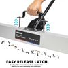 NEIKO 53418A 36-Inch Magnetic Pickup Sweeper with Wheels, Adjustable Handle, and Floor Magnet, Heavy-Duty Magnet to Pick Up Nails, 55-Pound Capacity