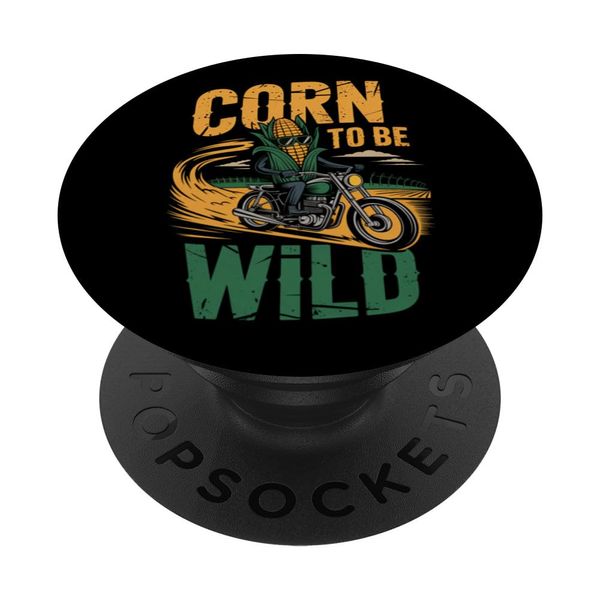 Corn to Be Wild Corn Farmer PopSockets Adhesive PopGrip