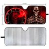 Skeleton Windshield Accordion Folding Sun Shade Visor Car Auto Vehicle NEW