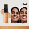 2-in-1 Concealer Foundation, 20ml, Long-Lasting Waterproof Coverage, Black Pump Bottle (04#, 20ml)