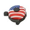Chrome Bicycle Bell AMERICAN FLAG Bikes New