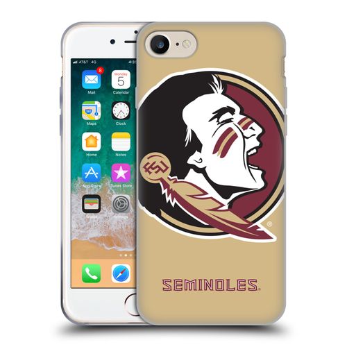 Head Case Designs Officially Licensed Florida State University FSU Oversized Icon Gel Case [Military Grade Protection] Compatible with Apple iPhone 7/8 / SE 2020 & 2022