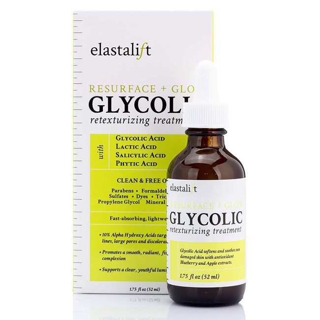 Resurfacing Glycolic Acid Facial Peel Serum, Anti-Aging 1.75 Fl Oz