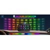 MICTUNING P1s RGB 8-Gang Wireless Switch Panel, LED Light Bar Remote Control Box