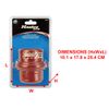 Master Lock Device M/Lock Lockout Electrical Plug Cover Large 488, Red