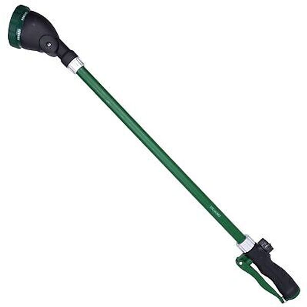 Heavy Duty 28 Inch Watering Wand with Pivoting Head, Adjustable Garden Hose W...