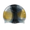 Maru Limited Edition Silicone Swim Cap - BLACK/SILVER/GOLD