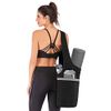 Ewedoos Yoga Mat Bag with Large Size Pocket and Zipper Pocket, Fit Most Size Mats (Black)
