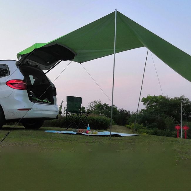 Automobile Rooftop Rain Canopy Car Shelter Shade Camping Side Car Roof Top  Tent Awning Waterproof UV Portable Camping Tent