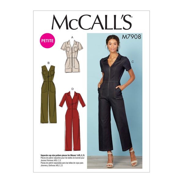 McCall's Pattern 14-16-18-2, Woven Fabrics, Light to Medium-Weight Knits, One Size
