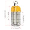 LED Construction Light 100W Temporary Work light Outdoor Jobsite Workshop Lamp
