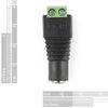 [ SparkFun PRT-10288 ] DC Barrel Jack Adapter - Female