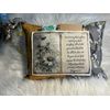 Handmade Quilted Prayer Pillow with Prayer Notebook in Front Pocket