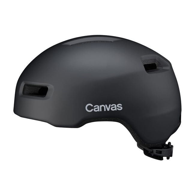 OGK KABUTO CANVAS-CROSS Bicycle Helmet, M/L 22.4 - 23.2 inches (57 - 59 cm), Matte Black, Recommended by JCF