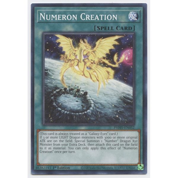 Numeron Creation - PHHY-EN052 - Common - 1st Edition