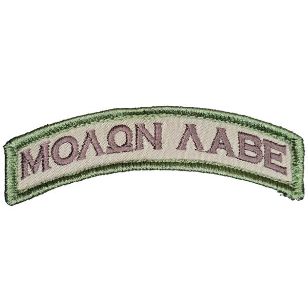 MOLON LABE NAME TAG ROCKER ARC TAB HOOK MULTICAM TACTICAL MORALE PATCH