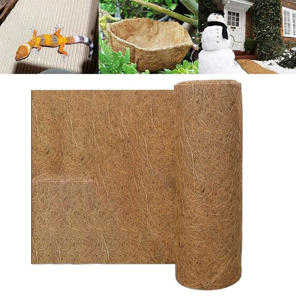 12x40 inch Coco Liner Roll Coconut Coir Liner Reptile Carpet Coco Mat for Pla...