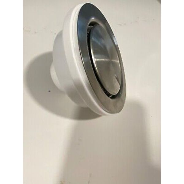 Decorative stainless steel sink valve with basket Drain 3 1/4 inch Without overf