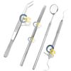 G.S DENTAL ENDODONTIC Explorer - Dressing Pliers - Mirror - Cement Spatula