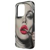 rebellious nun with lipstick, rebellious nun Case for iPhone 15 Pro