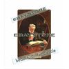bedroom accent wall Carters Inks metal tin sign