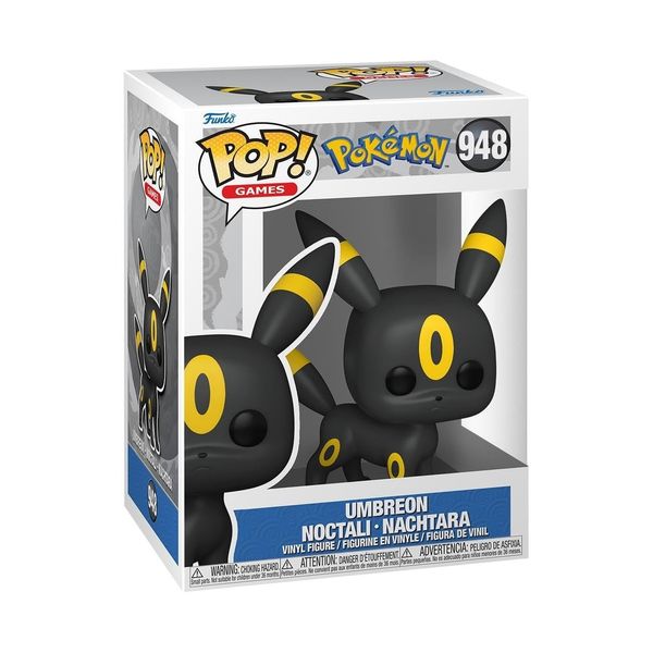 Funko Pop! Games: Pokemon - Umbreon - Nachtara - Vinyl-Sammelfigur - Geschenkidee - Offizielle Handelswaren - Spielzeug Für Kinder und Erwachsene - Video Games Fans - Modellfigur Für Sammler