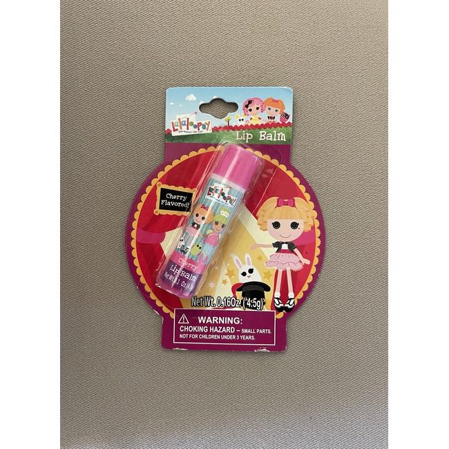 Added Extra .16 Oz Lalaloopsy “Cherry” Flavored Lip Balm~Ages 3+, New In Package