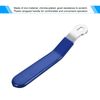 sourcing map Lever Handle Iron Chrome Plated Replacement with Plastic Grip Blue for DN20 Ball Valve