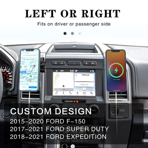 For Magsafe Car Mount Charger for Ford F-150 2015-2020,Expedition 2018-2021, Super Duty 2017-2021,15W Fast Charging Wireless Car Charger Ultra-Magnetic Phone Holder Fit iPhone 15 14 13 12 Pro Max Plus