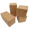 MDF Board Wood Block Square Right Weight Square Wood (2 Medium and 2 Small)