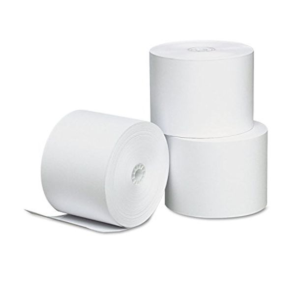 Single-Ply Thermal Paper Rolls, 2-1/2" x 165 ft, White, 3/Pack