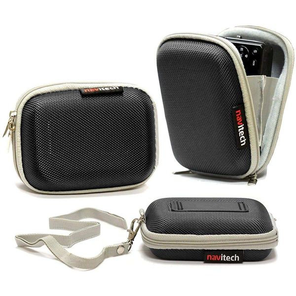 Navitech Black Shockproof Camera Case Compatible with Zostuic 2.4" LCD Rechargeable Camera