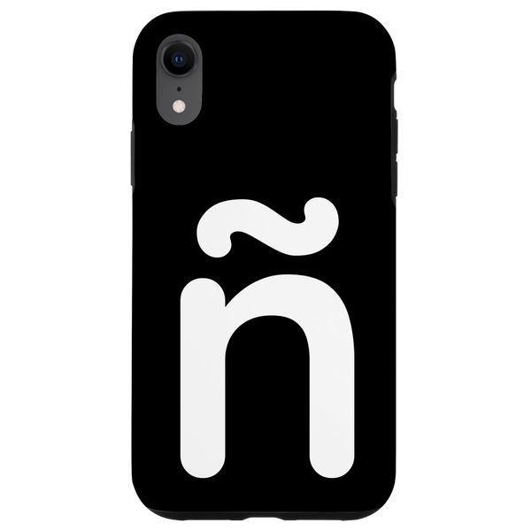 iPhone XR Lower-Case Letter N with Tilde (Virgulilla) Spanish Alphabet Smartphone Case