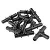 10PCS EFIELD Poly Barb Crimp PPSU Pex Fitting 3/4" X 3/4" X 3/4" Tee, Lead Free