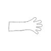Neolab iP5s-4006 Protective Rubber Gloves Pad Large Blue