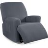 Funda para sillón reclinable de 4 piezas, funda elástica para sofá