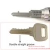 SS001 Tools Lock Pick Tool for Double-Groove Door Lock,Pro 2 in 1 Decoder and Pick Tools
