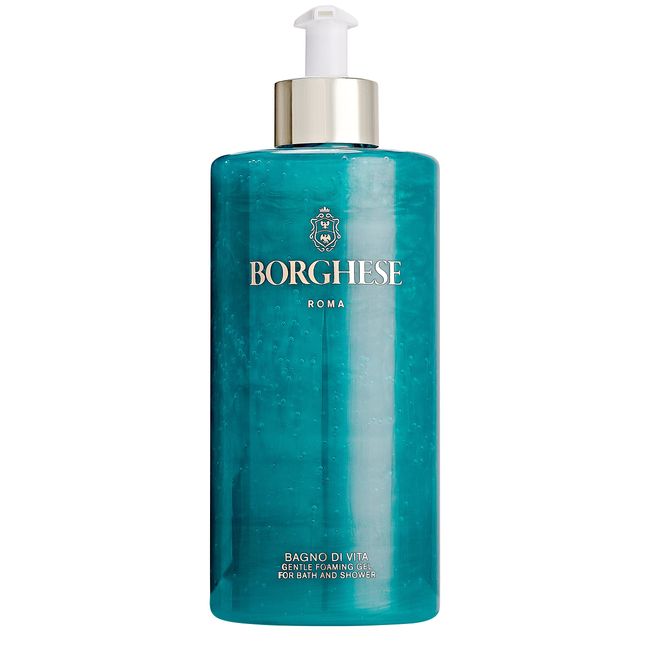 Borghese Bagno di Vita Foaming Shower Gel - Body Wash Cleanser - 15 FL Oz