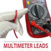 Bectyton 2PCS Digital Multimeter Test Leads Set with 2PCS 10A Alligator Clips