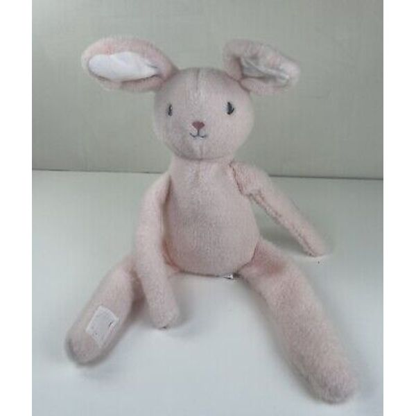 Walmart Dandee Pink Bunny Rabbit Plush Stuffed Animal Rattle Hang Hugging 19inch