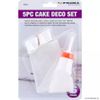 5-Piece Cake Decorating Set, Icing Piping Bag with Nozzles, White