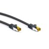 Goobay CAT 7–0200 RJ45 S/FTP PIMF 2 M BLACK Ethernet Patch Cable